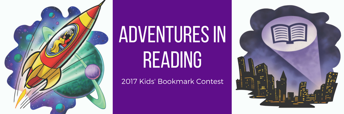 Adventures in Reading bookmark contest main page banner