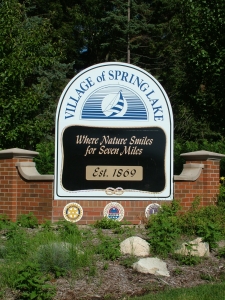 spring lake village sign